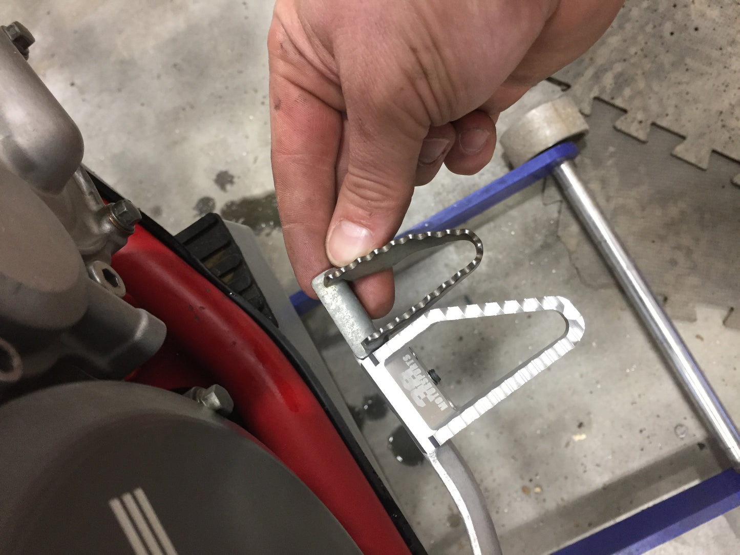 Oversize Adjustable Rear Brake Pedal