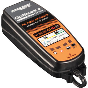 Moose Racing TM-555 Optimate 2 Duo Charger/Maintainer