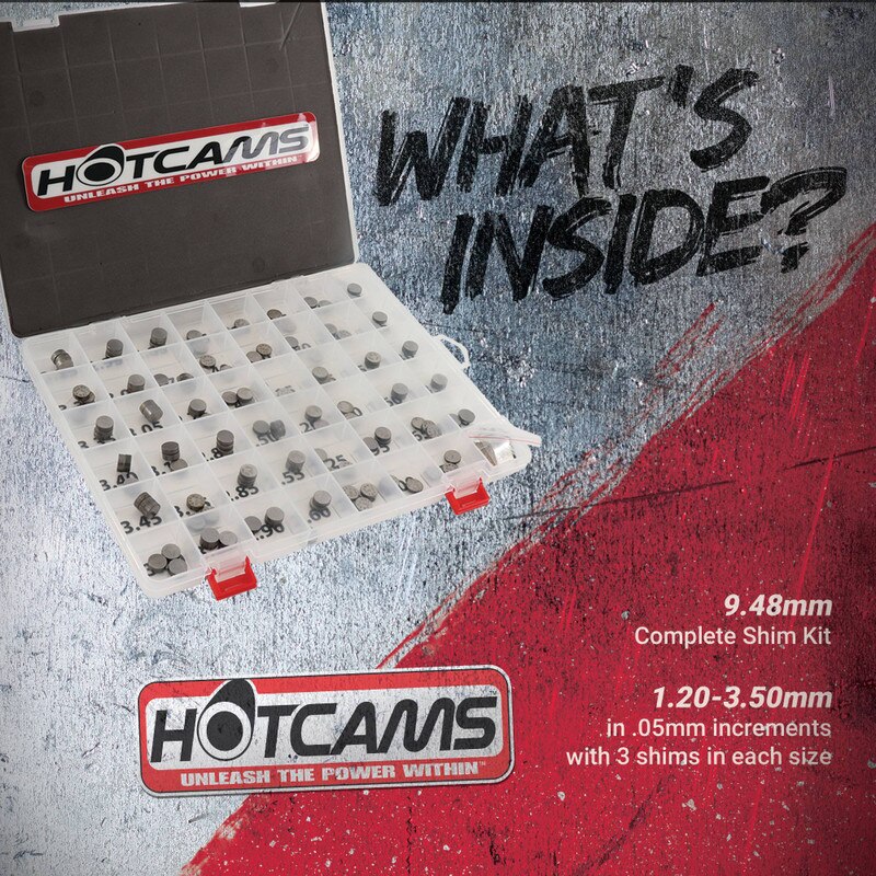Hot Cams Complete Valve Shim Kit - 9.48MM